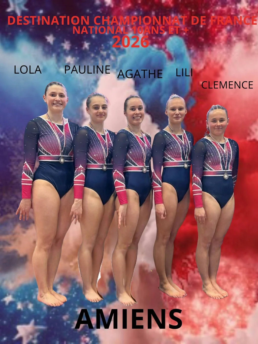 Qualifiées Championnat de France National GAF à Amiens