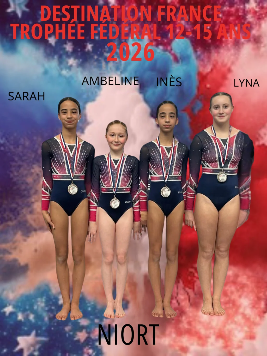 Qualifiés Championnat de France à Niort