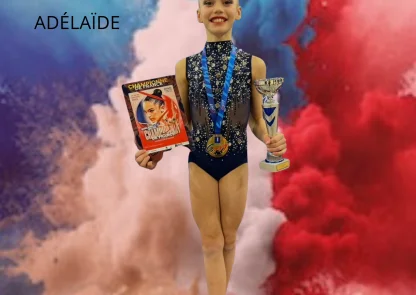 Adélaïde qualifiée Championnat de France ELITE GR à Tourcoing